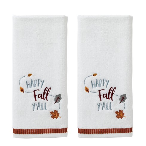 Autumn hand online towels