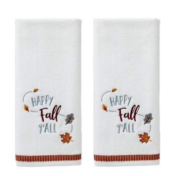 2pc Happy Fall Yall Hand Towel Set - SKL Home