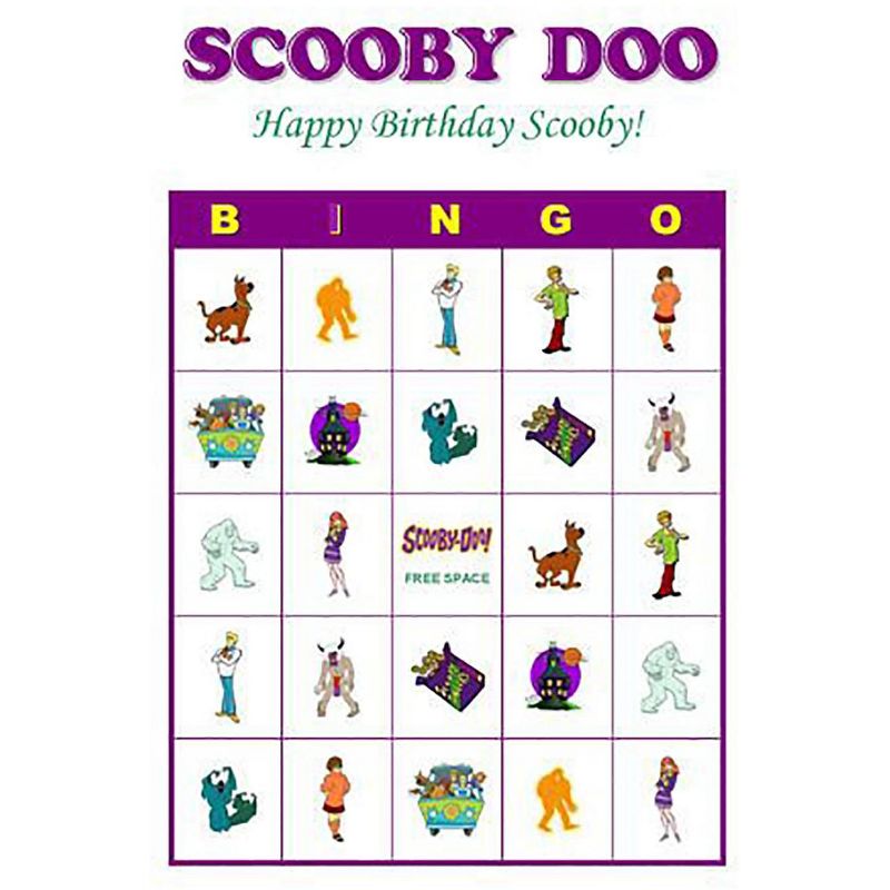 Aquarius Puzzles Scooby-Doo Family Bingo Game | For 2+ Players, 3 of 4