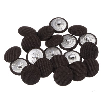 Unique Bargains Metal Shank Round Cloth Covered DIY Sewing Buttons 20 Pcs
