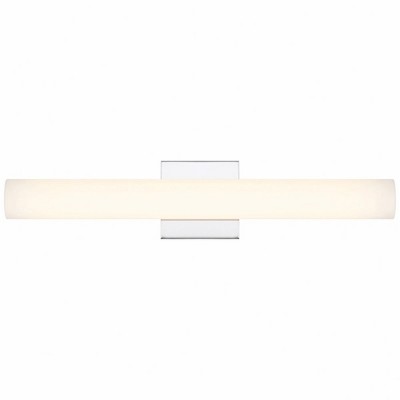 Sense 22.75" Chrome Cylinder LED Vanity Light