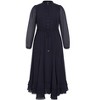 Women's Plus Size Yasmin Maxi Dress - navy | CITY CHIC - 4 of 4