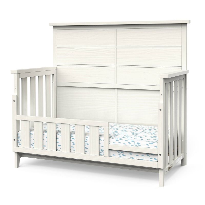 Child Craft Rockport 4-in-1 Convertible Crib - Eggshell, 3 of 11