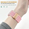 HTUTWOO Hollow Breathable Apple Watch Band, Woven Nylon Magnetic Strap 38/40/41/42/44/45/46/49mm for iWatch Series 10 9 8 7 6 5 4 3 2 1 SE Ultra - 2 of 4