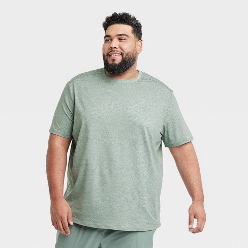 Nord Vest klamre sig grænse Men's Big Short Sleeve Soft Stretch T-shirt - All In Motion™ North Green 3xl  : Target