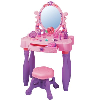 Red Box Pretend Play Light Up Princess Vanity Table