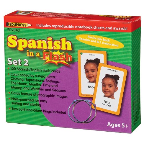 English & Spanish Flashcard Sets