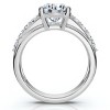 Pompeii3 Certified 2 1/2Ct Diamond Engagement Wedding Ring Set 14k Gold Lab Created - 2 of 4