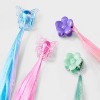 Girls' 6pk Faux Hair Claw Clips - Cat & Jack™: Solid Pattern, Hair Styling, All Hair Types, Ages 3+ - 3 of 4