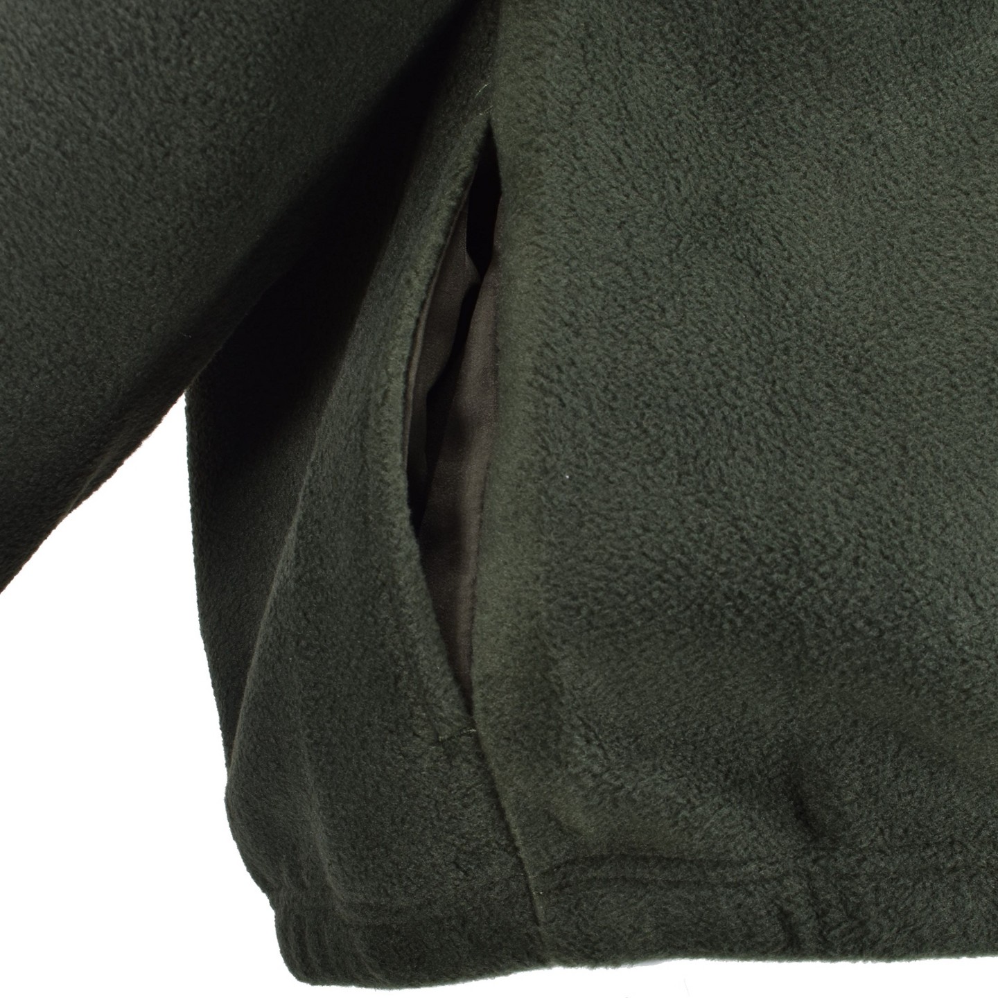 Мужская куртка Burnside Pullover Polar Fleece Jacket Army Green, цвет: Зелёный — фото 2