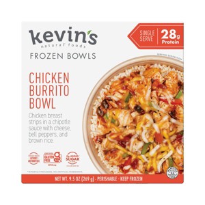 kevin's natural foods Frozen Gluten Free Chicken Burrito Bowl - 9.5oz - 1 of 3