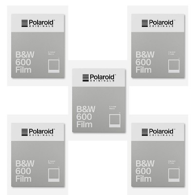 Polaroid Originals B&W 600 Instant Camera Film (8 Exposures/Pack of 5)