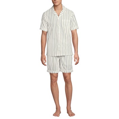 Lands' End Men's Short Sleeve Essential Pajama Set