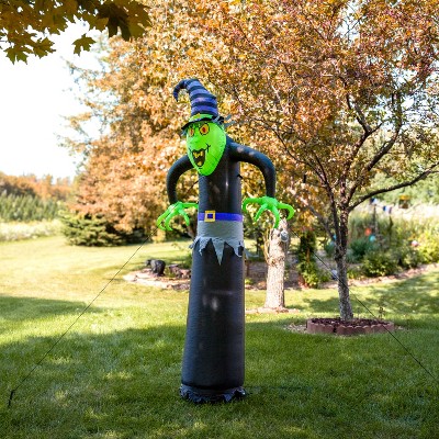 Sunnydaze Winifred the Wicked Witch Halloween Inflatable - 8' H