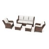 CAVINAS Patio Furniture Set, Rattan Outdoor Patio Furniture Set Vintage Patio Furniture Set for Garden - 4 of 4