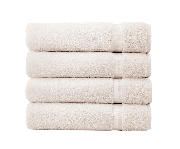 4pc Villa Bath Towel Set Ivory - Royal Turkish Towel