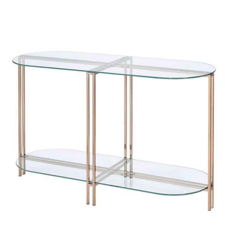 47&#34; Veises Accent Table Champagne - Acme Furniture, 6 of 9