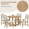YOOCOZZ 5-Piece Round Dining Set with Upholstered Chairs - 4 of 4