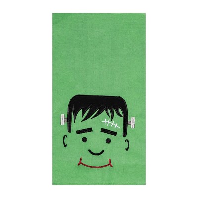 C&F Home Frankenstein Halloween Embroidered and Applique Woven Kitchen Towel