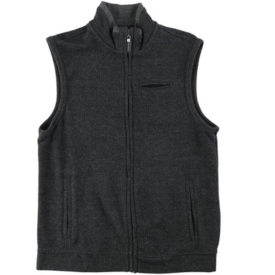 Tasso Elba Mens Full-Zip Pocket Sweater Vest