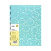 Yoobi SmileyWorld Monthly Planner 8.5"x11" Teal Holographic Smiley - 3 of 4