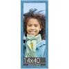 PosterPalooza | Panoramic Shabby Chic Blue Picture Frame - UV Acrylic, Foam Board Backing, Hanging Hardware - 2 of 4