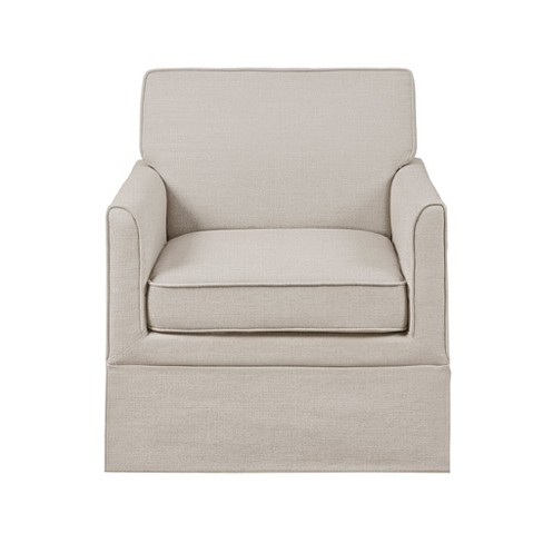 Swivel slipcover online chair