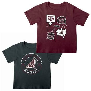 NCAA Texas A&M Aggies Toddler Boys' 2pk T-Shirt