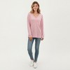 Anna-Kaci Women's V-Neck Long Sleeve Knit Top with Chest Pocket and Relaxed Fit - 4 of 4