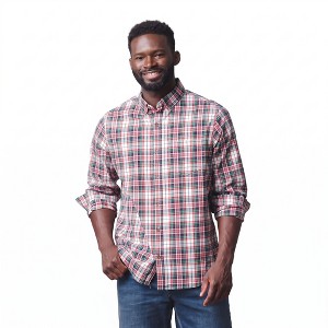 Hope & Henry Men's Organic Stretch Poplin Button-Down Shirt - Multi ...