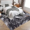 AcekoolModern Boho Abstract Area Rug, Machine Washable, Non-Slip, Low Pile, Soft Carpet for Office, Living Room, Bedroom - 2 of 4