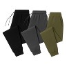Mens 3 Pack Ultra Soft Dual Pocket Joggers - 2 of 4
