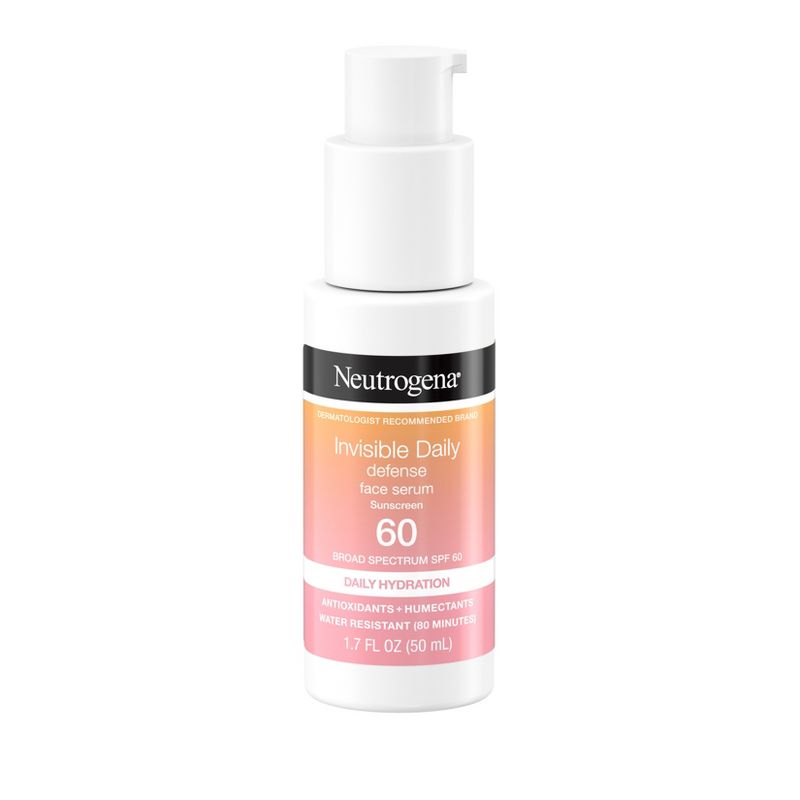 Neutrogena Invisible Daily Defense Sunscreen Face Serum - SPF 60 - 1.7 fl oz, 3 of 18