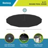 Bestway Round Pool Cover Accessory for 15 Foot Above Ground Framed Swimming Pools and Round Inflatable Ring Pools, Black (Cover Only) - 2 of 4
