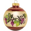 Kurt Adler Kurt Adler 80mm Glass Grapevine Ball Set of 6 Ornament Set, 6 Piece - 2 of 3