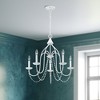 Livex Lighting Alessia 5 - Light Chandelier in  Antique White - 4 of 4