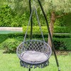 Sol Living Bahia Macrame Hammock Chair for Indoor & Outdoor Use with Cushion - 4 of 4