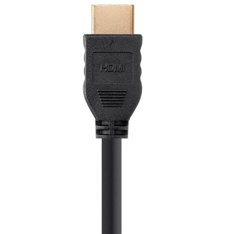 Monoprice HDMI Cable - 8 Feet - Black (5 pack) No Logo, High Speed, 4K@60Hz, HDR, 18Gbps, YCbCr 4:4:4, 30AWG, CL2, Compatible with UHD TV and More -, 4 of 5