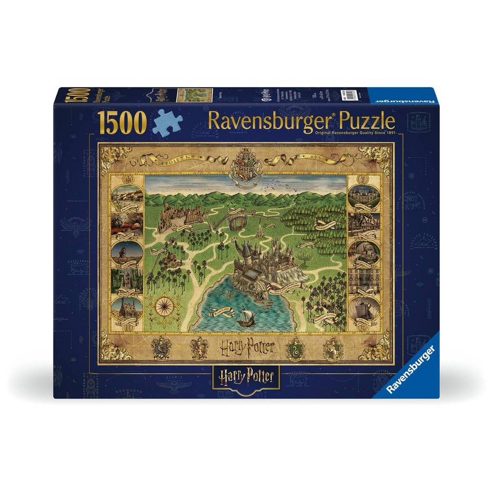 Ravensburger Hogwarts Map Jigsaw Puzzle - 1500pc