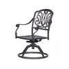 XIYUYEU 2PC Patio Dining Chairs with Cushion,Modern Outdoor Dining Chairs,26 inch Aluminum Chairs Suitable for Patio,Garden,Gray White - 4 of 4