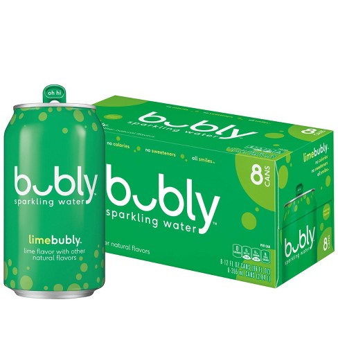 bubly Lime Sparkling Water - 8pk/12 fl oz Cans - image 1 of 4