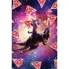 Trends International James Booker - Thug Space Cat On Dinosaur Unicorn Unframed Wall Poster Prints - 4 of 4