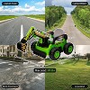 12V Kids Ride-On Excavator with Remote Control, Real Electric Digging Arm, 4WD Motors, Bluetooth Music,LED Lights,Construction Truck for Kids - 2 of 4