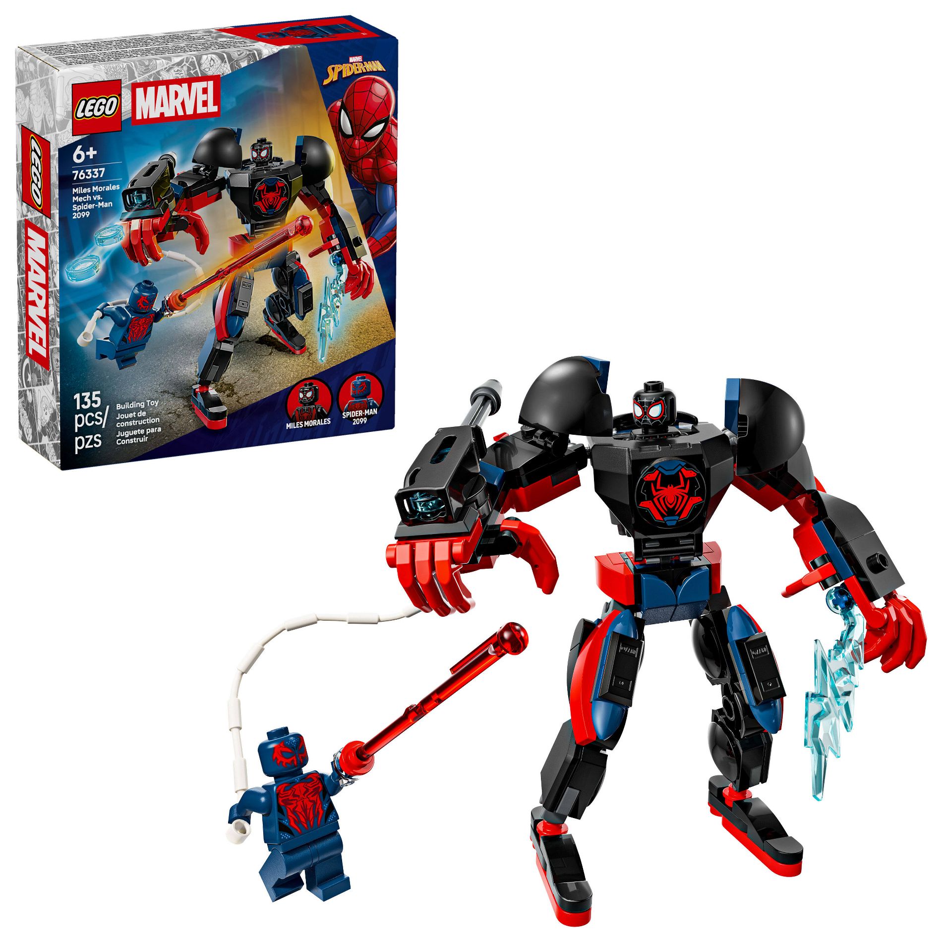 LEGO Marvel Miles Morales Mech vs. Spider-Man 2099 - 76337