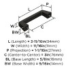 Amerock Blackrock Cabinet Door or Drawer Pull - 4 of 4