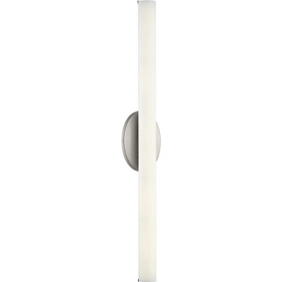 Brushed Nickel 32" LED Bath Vanity Fixture with Opal Glass Shade