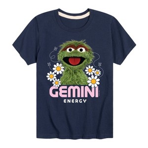 Boys' - Sesame Street - Oscar Gemini Energy Short Sleeve Graphic T-Shirt - 1 of 4