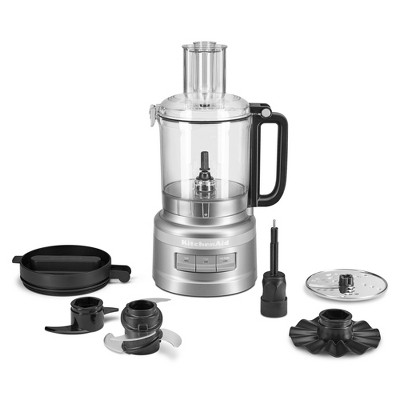 KitchenAid 9 Cup Food Processor - Contour Silver - KFP0921CU