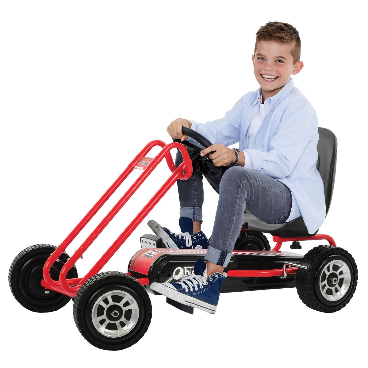 hauck Lightning Ergonomic Pedal Ride On Go Kart Toy for Boys and Girls - thumbnail 6