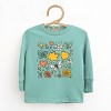 The Juniper Shop Flowers and Butterflies Toddler Long Sleeve Tee - 2T - Seafoam - 2 of 4